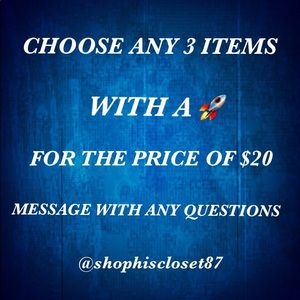 3 ITEMS FOR $20🚀